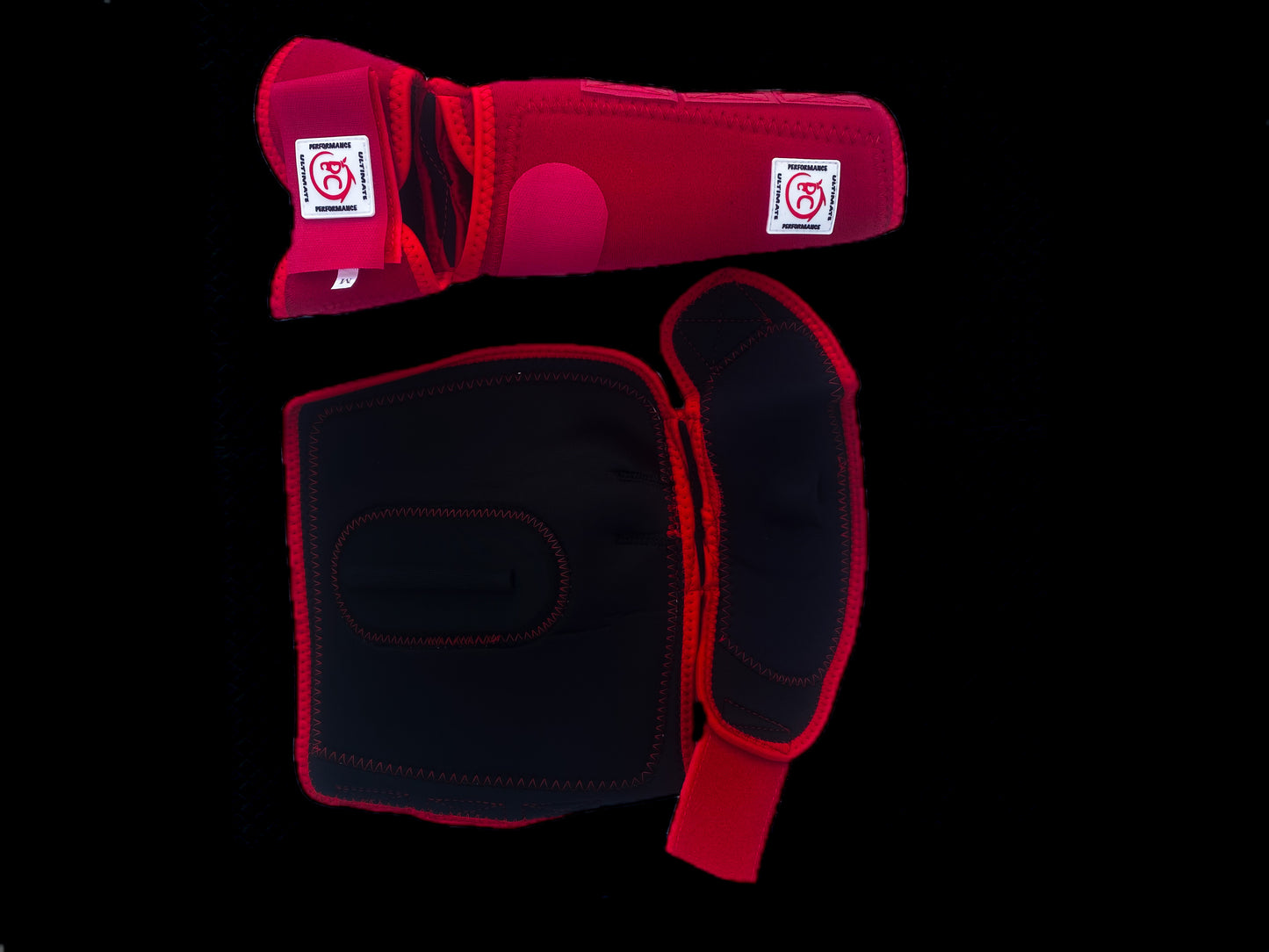 Red Chicano Style Horse Boots