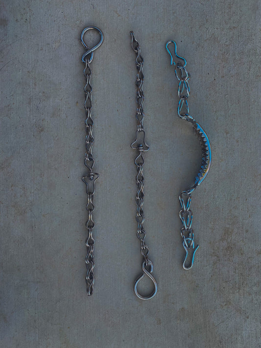 Slobber chain and chin strap