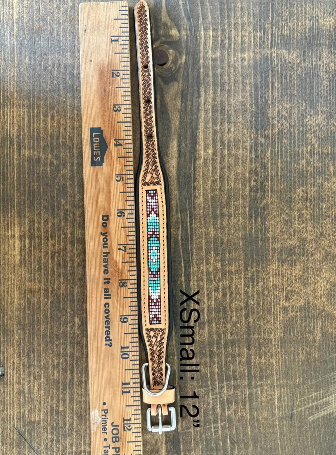 Tooled Leather Collar