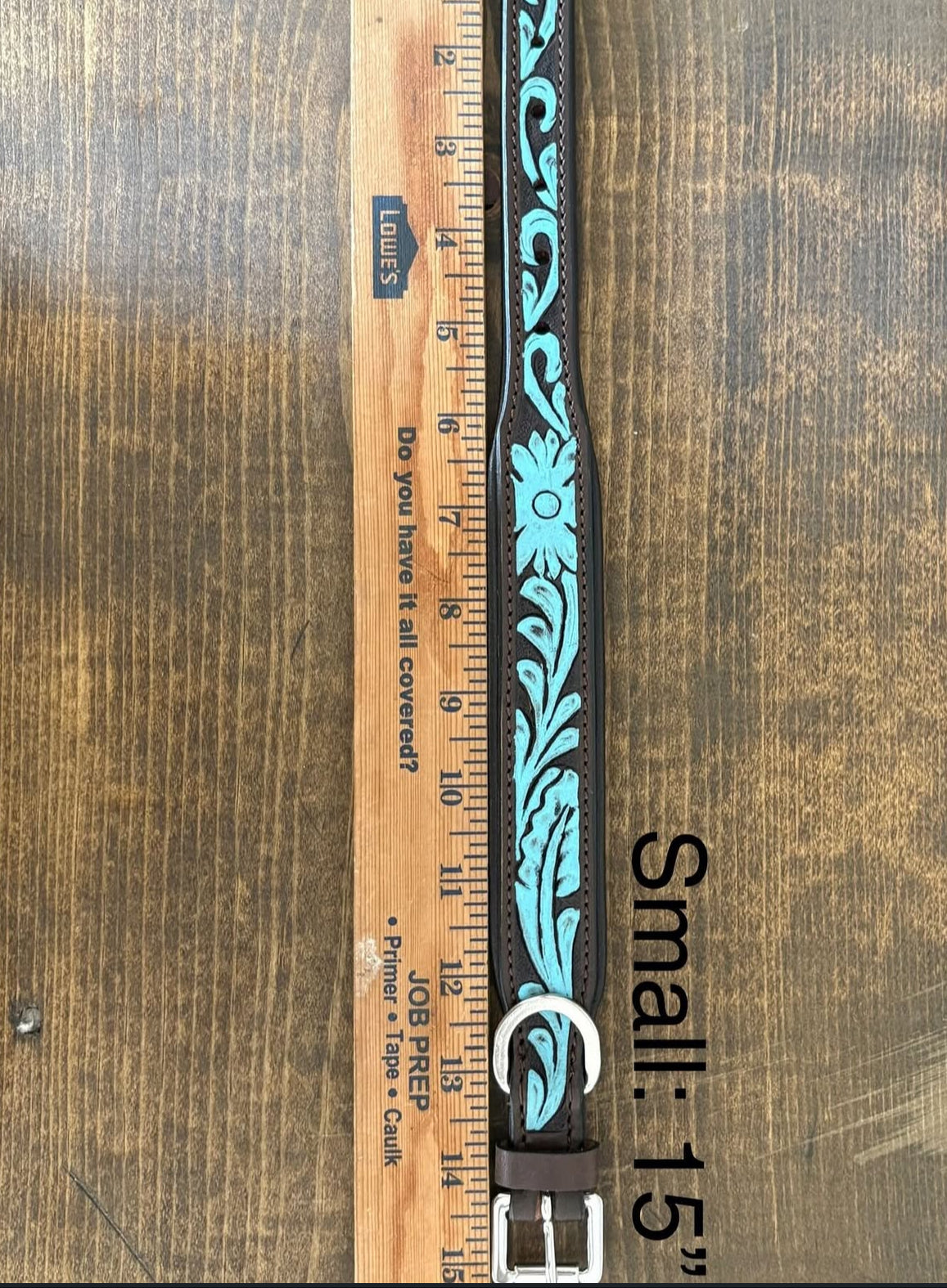 Tooled Leather Collar