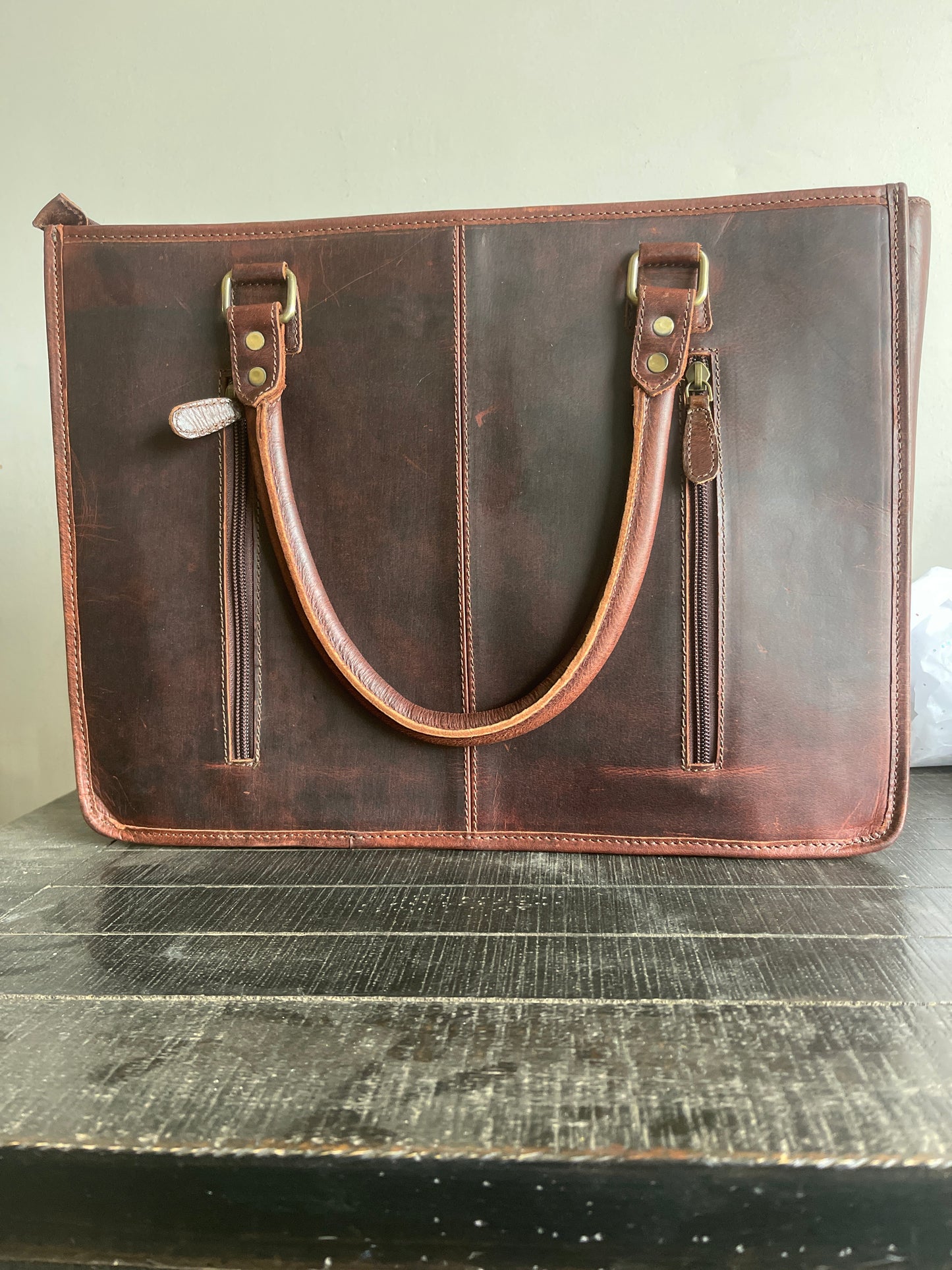 Yellow Aztec print purse