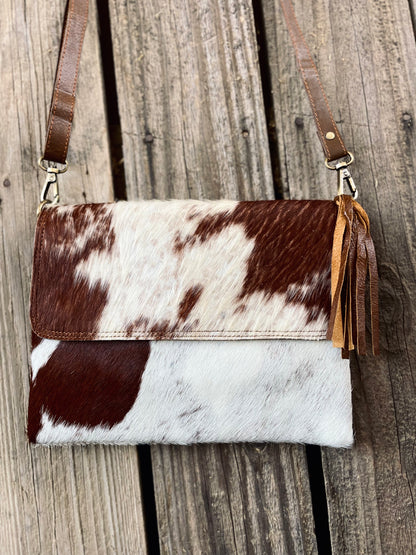 Cross Body Cowhide Purse